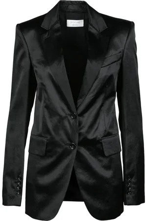 Sportmax Damen, Jacken, Schwarzk, 2XSGröße: