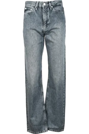 Calvin Klein Damen, Jeans, Grau, W24Größe: