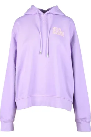 Dsquared2 Damen, Sweatshirts & Hoodies, Lila, MGröße:
