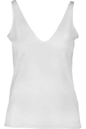 Calvin Klein Damen, Oberteile, Weiß, SGröße: