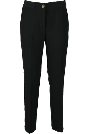 VERSACE Damen, Hosen, Schwarzk, LGröße:
