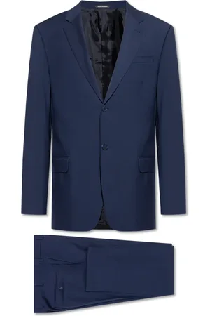 Emporio Armani Herren, Anzüge, Blau, LGröße: