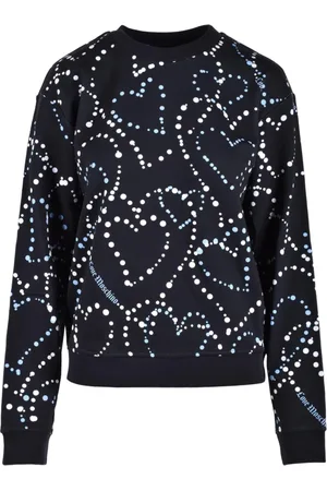 Moschino Damen, Sweatshirts & Hoodies, Schwarzk, LGröße: