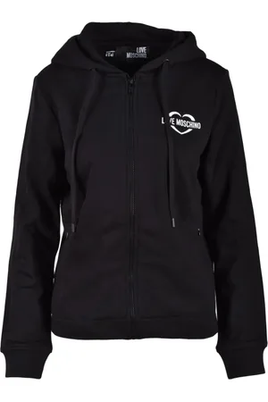 Moschino Damen, Sweatshirts & Hoodies, Schwarzk, SGröße:
