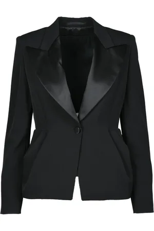 Max Mara Damen, Jacken, Schwarzk, SGröße: