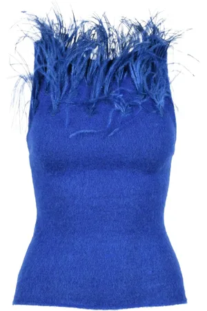 Alberta Ferretti Damen, Oberteile, Blau, SGröße:
