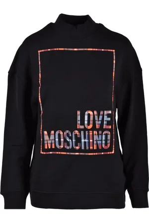 Moschino Damen, Sweatshirts & Hoodies, Schwarzk, MGröße: