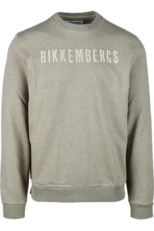 Bikkembergs Herren, Sweatshirts & Hoodies, Grau, SGröße:
