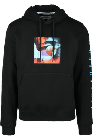Bikkembergs Herren, Sweatshirts & Hoodies, Schwarzk, XLGröße: