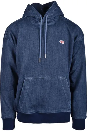 Diesel Herren, Sweatshirts & Hoodies, Blau, LGröße: