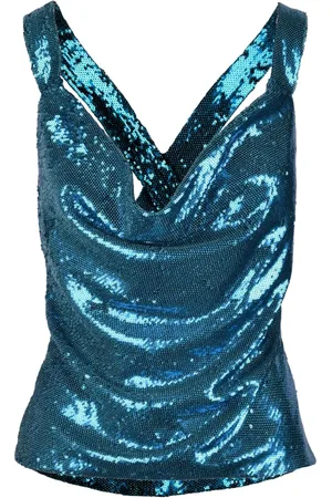 alma sanchez Damen, Oberteile, Blau, MGröße: