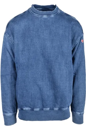 Diesel Herren, Sweatshirts & Hoodies, Blau, LGröße: