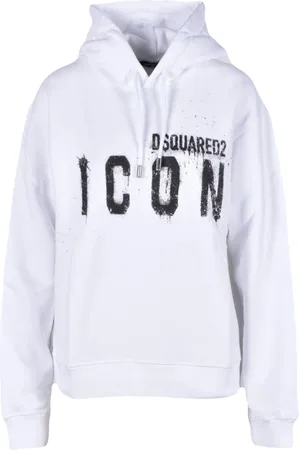 Dsquared2 Damen, Sweatshirts & Hoodies, Weiß, 2XSGröße: