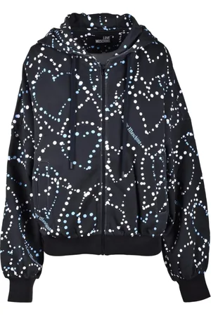Moschino Damen, Sweatshirts & Hoodies, Schwarzk, LGröße: