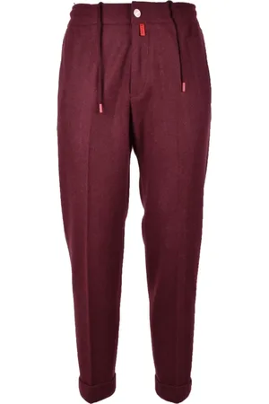 Kiton Herren, Hosen, Rot, LGröße: