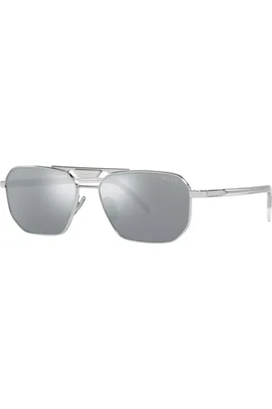 Prada Unisex, Accessories, Grau, 57 MMGröße: