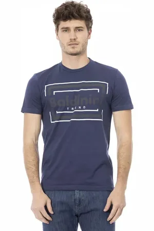 BALDININI Herren, Oberteile, Blau, LGröße: