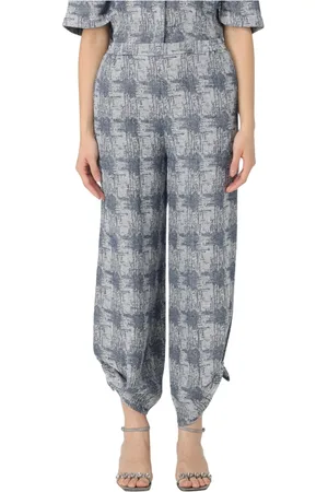 Emporio Armani Damen, Hosen, Grau, SGröße: