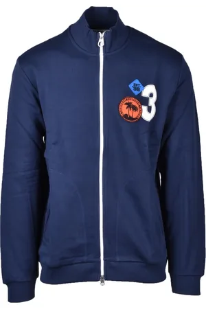 Bikkembergs Herren, Sweatshirts & Hoodies, Blau, LGröße: