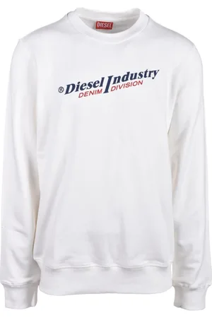 Diesel Herren, Sweatshirts & Hoodies, Weiß, SGröße: