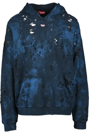 Diesel Herren, Sweatshirts & Hoodies, Blau, LGröße: