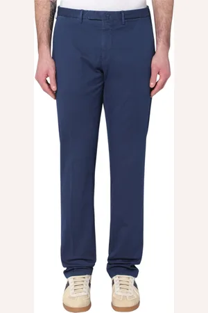 Biagio Santaniello Herren, Hosen, Blau, MGröße: