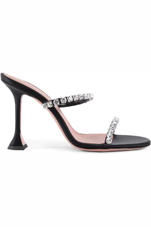 Amina Muaddi Damen, Schuhe, Schwarzk, 38 EUGröße: