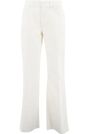 7 for all Mankind Damen, Jeans, Weiß, W25Größe: