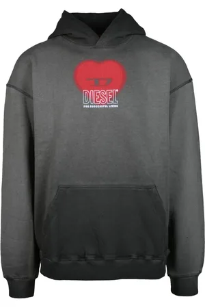 Diesel Herren, Sweatshirts & Hoodies, Grau, LGröße: