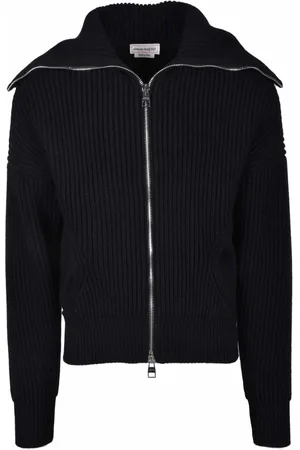 Alexander McQueen Herren, Strickwaren, Schwarzk, LGröße: