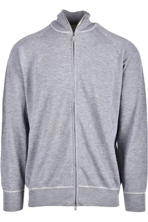 ELEVENTY Herren, Strickwaren, Grau, XLGröße: