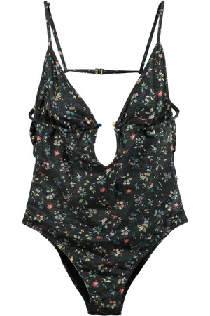 ANJUNA Damen, Bademode, Schwarzk, SGröße: