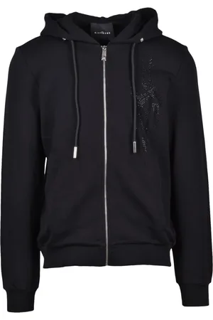 John Richmond Herren, Sweatshirts & Hoodies, Schwarzk, XLGröße: