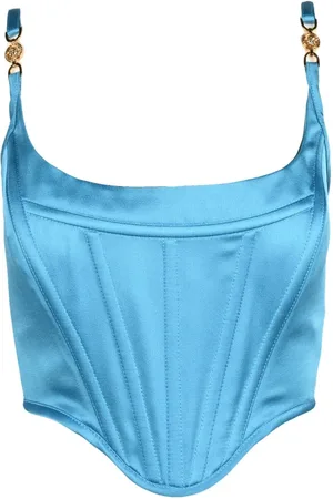 VERSACE Damen, Oberteile, Blau, SGröße: