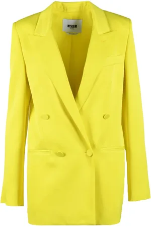 Msgm Damen, Jacken, Gelb, XSGröße: