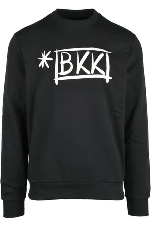 Bikkembergs Herren, Sweatshirts & Hoodies, Schwarzk, SGröße: