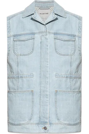 Munthe Damen, Jacken, Blau, LGröße: