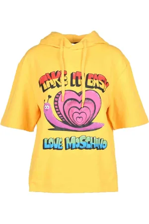 Moschino Damen, Oberteile, Gelb, 2XSGröße: