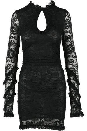 Msgm Damen, Kleider, Schwarzk, XSGröße: