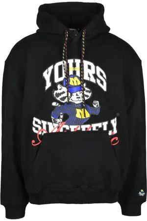 Msgm Herren, Sweatshirts & Hoodies, Schwarzk, XLGröße: