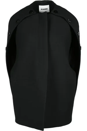Jil Sander Damen, Jacken, Schwarzk, LGröße: