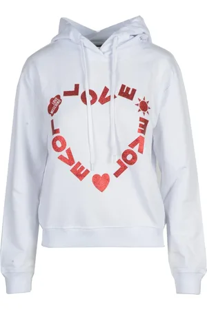 Moschino Damen, Sweatshirts & Hoodies, Weiß, 2XSGröße: