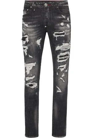 Philipp Plein Herren, Jeans, Schwarzk, W36Größe: