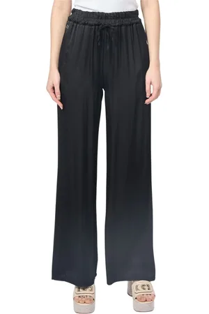 Manila Grace Damen, Hosen, Schwarzk, LGröße: