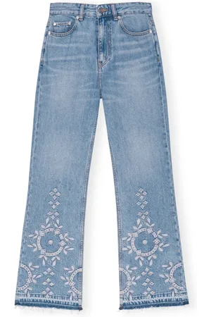 Ganni Damen, Jeans, Blau, W28Größe:
