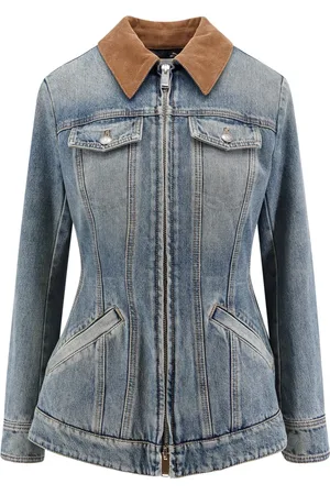 Alexander McQueen Damen, Jacken, Blau, 2XSGröße: