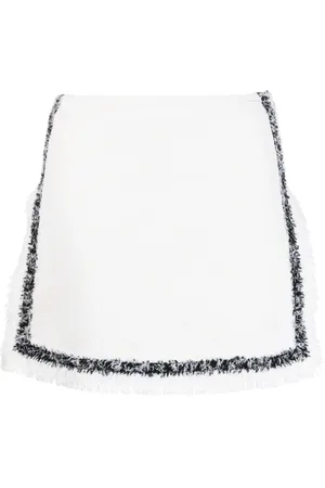Msgm Damen, Röcke, Weiß, 3XSGröße: