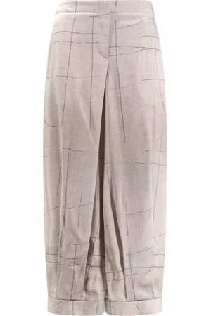 Giorgio Armani Damen, Hosen, Grau, SGröße: