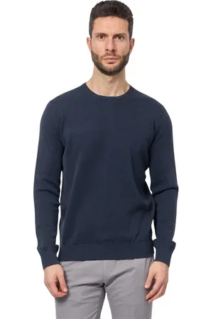 ECOALF Herren, Sweatshirts & Hoodies, Blau, LGröße: