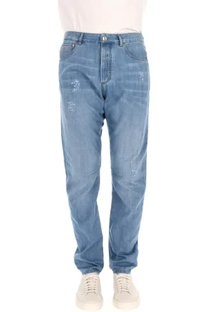 Brunello Cucinelli Herren, Jeans, Blau, 2XLGröße: